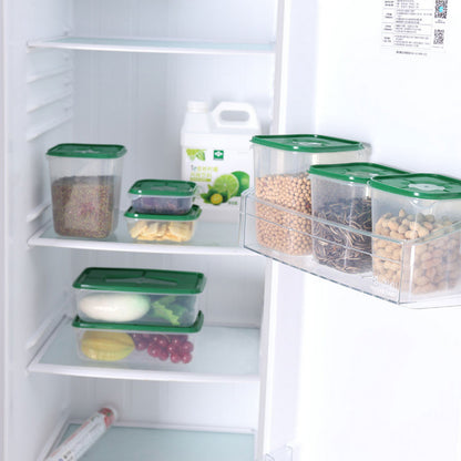 17Pcs/set Keep Fresh Food Storage Box Refrigerator Food Container Sealed Crisper Grain Dried Storage Jar Tank Kitchen Organizer eprolo