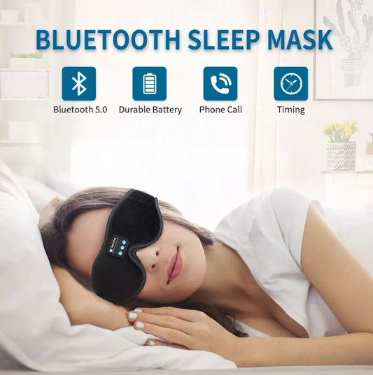 3D Bluetooth Eye Mask Headset Wireless Music Bluetooth Eye Mask New Sleep Bluetooth Eye Mask Stereo eprolo