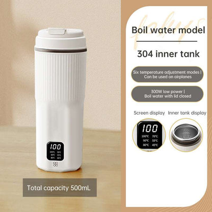 Portable Multifunctional Electric Kettle: Heating Cup, Stew Cup, Health - Preserving & Thermo Pot, Mini Travel Teapot - Smart Savvy