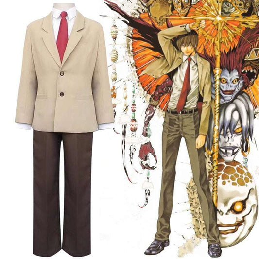 Death Note cosplay Night God Moon Yagami Light school uniform set cosplay costume cosplay costume - Smart Savvy