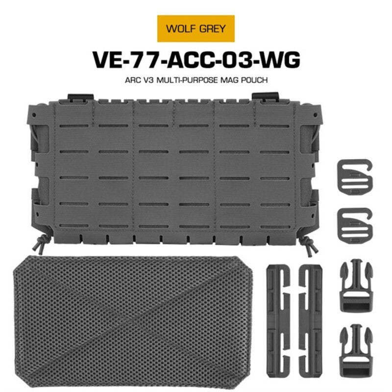 Tactical ARC V3 Molle Mag Pouch for M4/AR15, laser-cut, for hunting & airsoft. - Smart Savvy