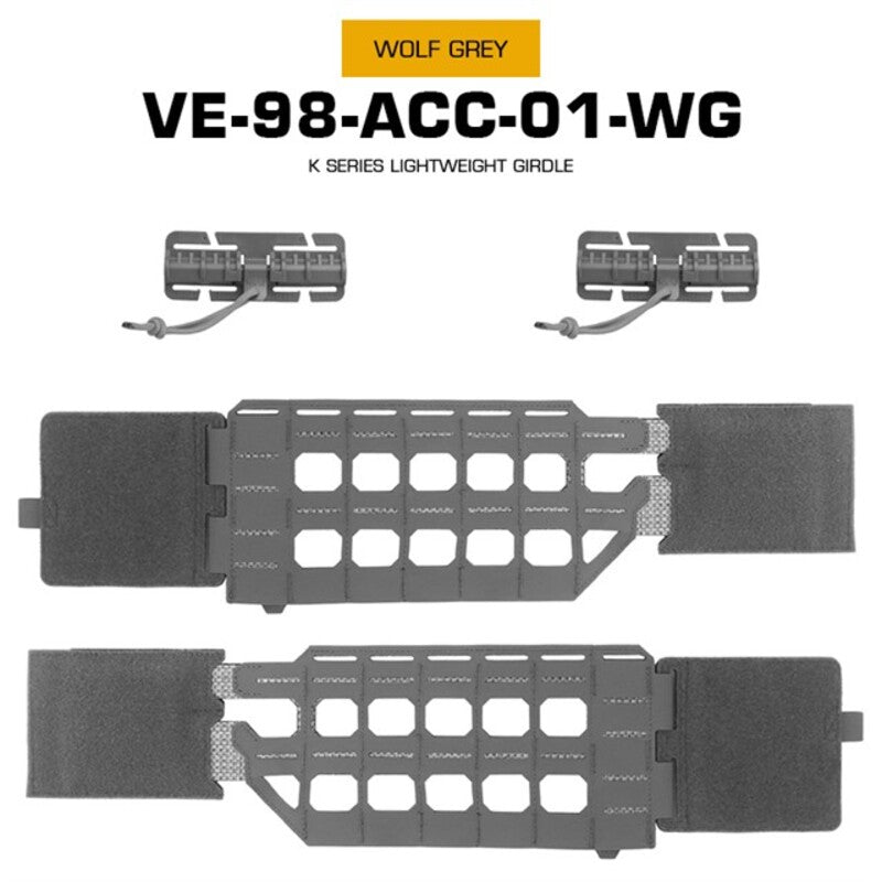 KZ Hunting Vest - Plate Carrier in Low Profile MOLLE, Quick Release, K Zero Style with Belt for Airsoft. - Smart Savvy