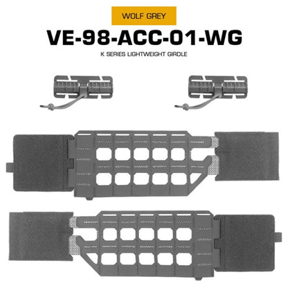 KZ Hunting Vest - Plate Carrier in Low Profile MOLLE, Quick Release, K Zero Style with Belt for Airsoft. - Smart Savvy