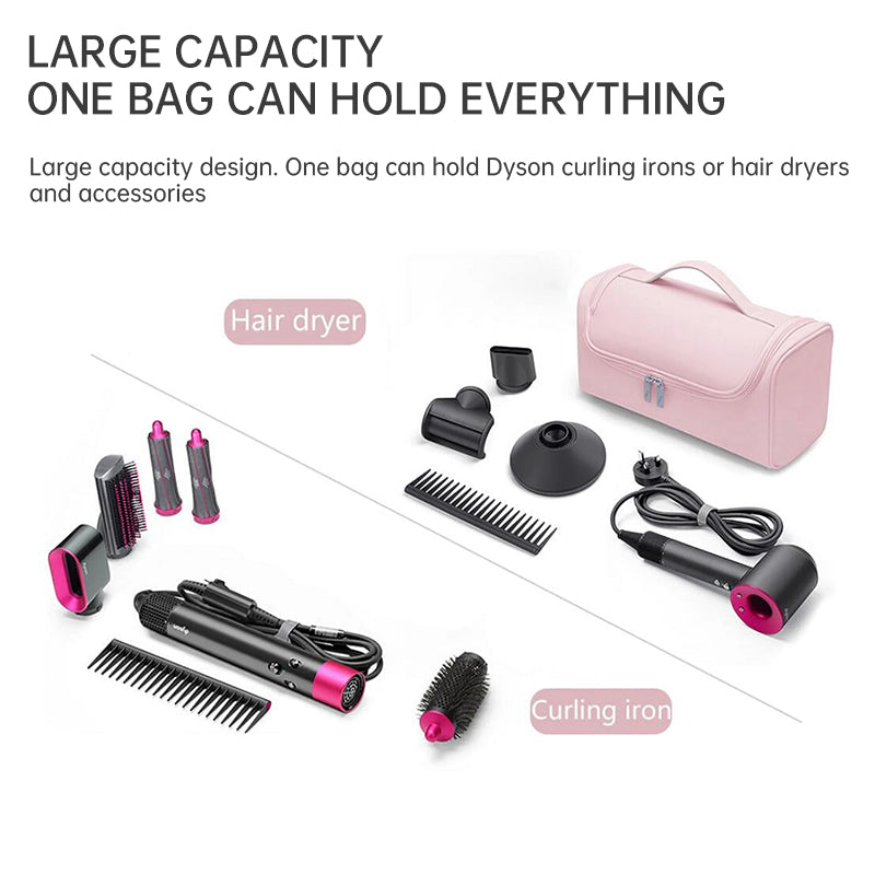 Dyson Hair Dryer Bag, Multifunctional Curling Iron Storage Bag, Portable and High - aesthetic Makeup Bag - Smart Savvy