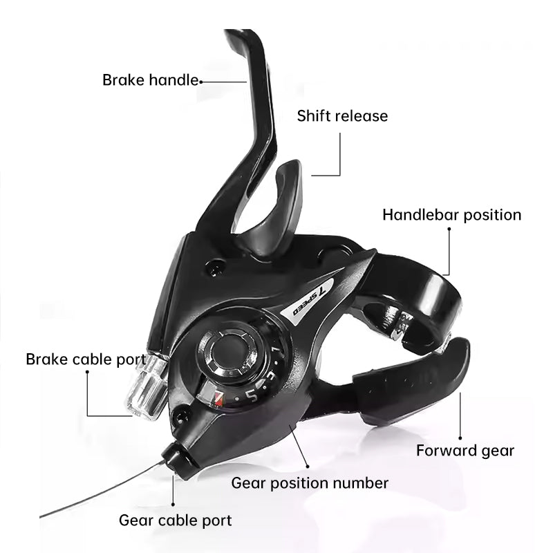 Experience the super smooth 21-speed MTB shifter & brake, enhancing your trekking. - Smart Savvy
