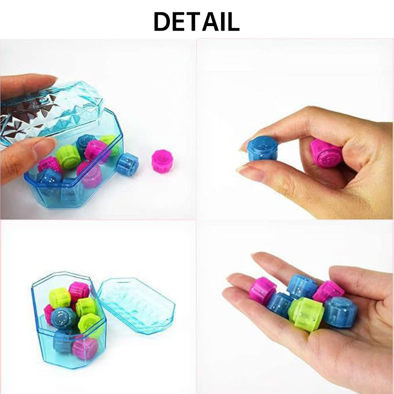 12-piece Gonggi set in storage box for traditional dice game, trains hand - eye coordination - Smart Savvy