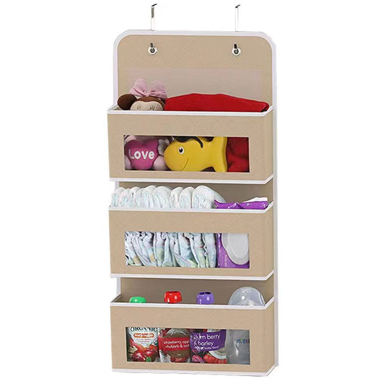 5 - Shelf Hanging Storage: Anti - Tilt, 5 large pockets. Good for bedroom, bathroom, living room (behind - door use). - Smart Savvy