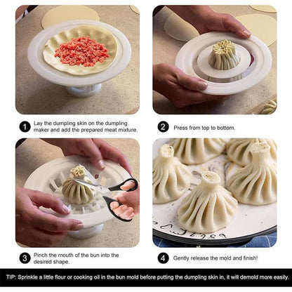 Plastic Baozi & Dumpling Maker -  Easy Home Kitchen Tool for Deliciousness - Smart Savvy