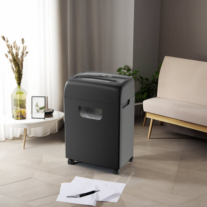 PAPER SHREDDER CROSS CUT LARGE BIN HIGH SECURITY LOW NOISE eprolo