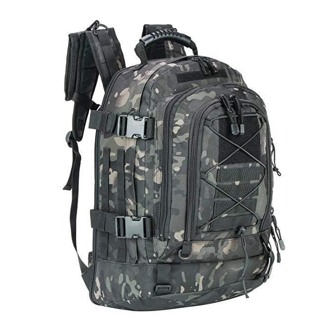 65L Men's Outdoor Tactical Backpack: large - capacity, ideal for hiking, camping, and travel. A military - style rucksack - Smart Savvy