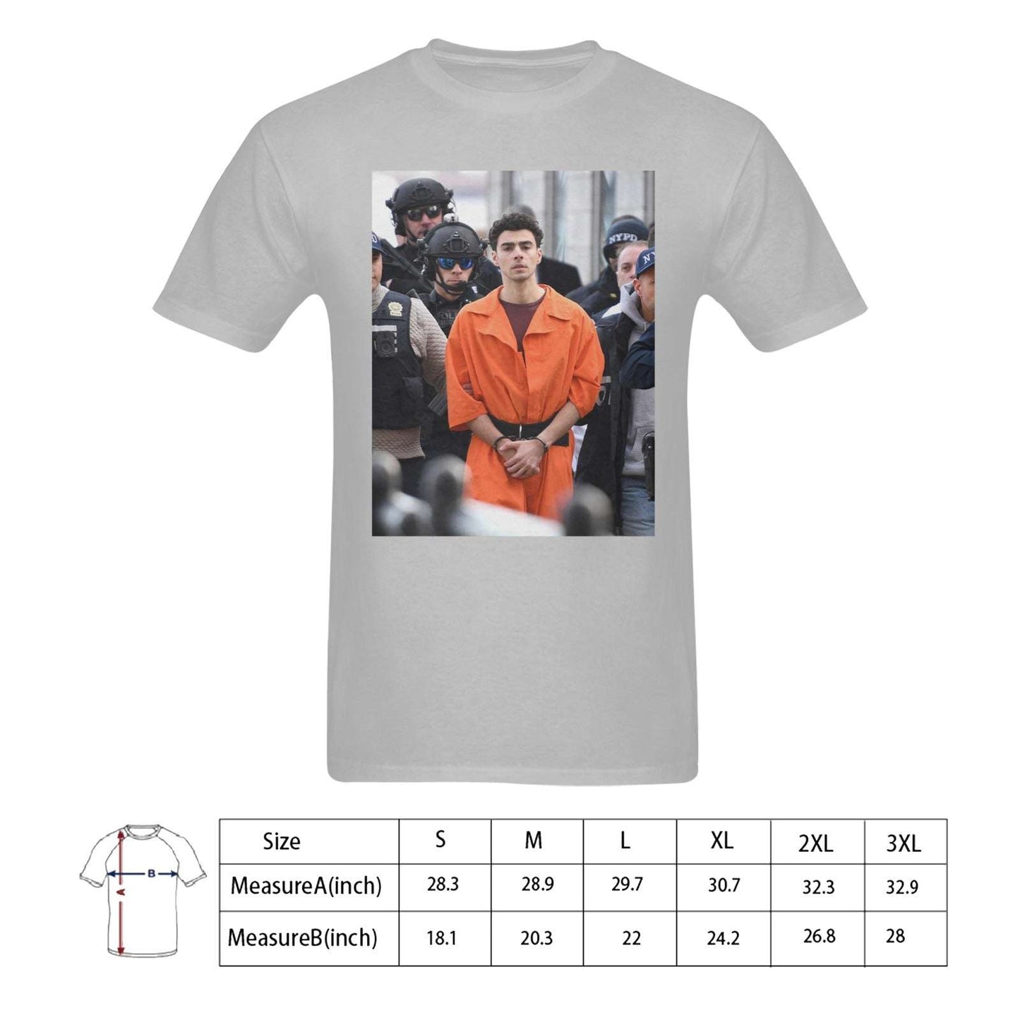 Men's Gildan T-shirt 100% Cotton (USA Size) (Model T02) - Smart Savvy