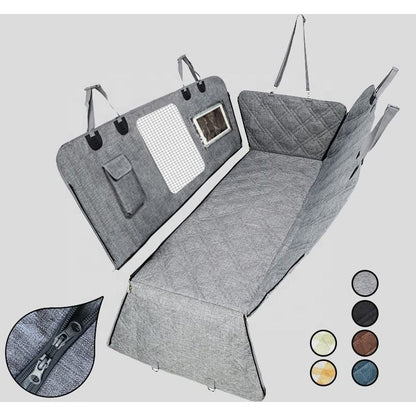 Divisible Waterproof Car Seat Pad for Rear Seats - Suitable for Pets and Humans, Thickened and Water-Resistant Automotive Backseat Pet Pad - Smart Savvy