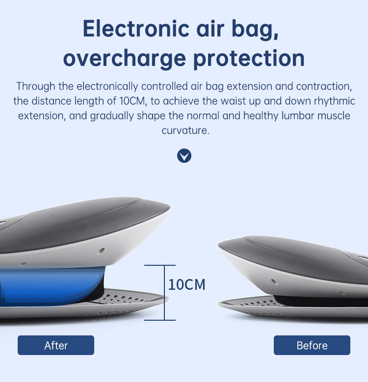 Smart Heated Back Massager with Air Traction & Infrared Therapy – Relieve Lower Back Pain Fast - Smart Savvy