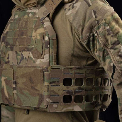 KZ Hunting Vest - Plate Carrier in Low Profile MOLLE, Quick Release, K Zero Style with Belt for Airsoft. - Smart Savvy