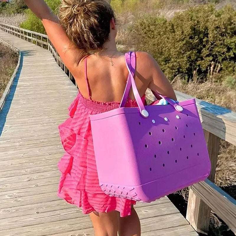Boggs Bag: Extra Large Waterproof EVA Rubber Tote for Women, Ideal Christmas Gift & Travel Companion. - Smart Savvy