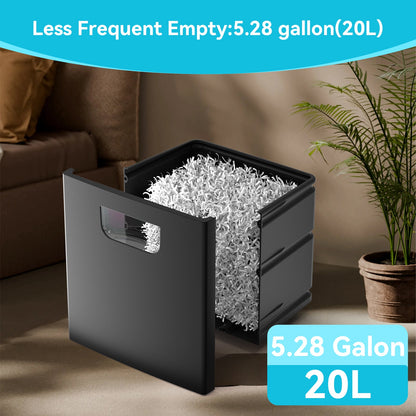PAPER SHREDDER CROSS CUT LARGE BIN HIGH SECURITY LOW NOISE eprolo