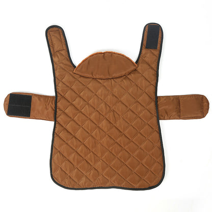 Heated Pet Clothing - New Fashion Warm Dog Cotton Jacket with Short Rabbit Fur - Smart Savvy