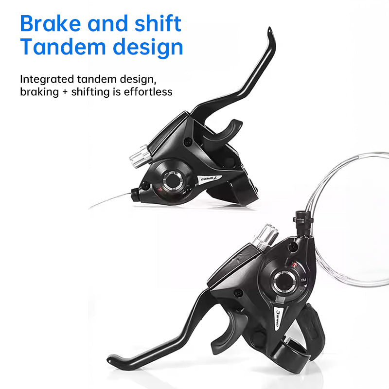 Experience the super smooth 21-speed MTB shifter & brake, enhancing your trekking. - Smart Savvy