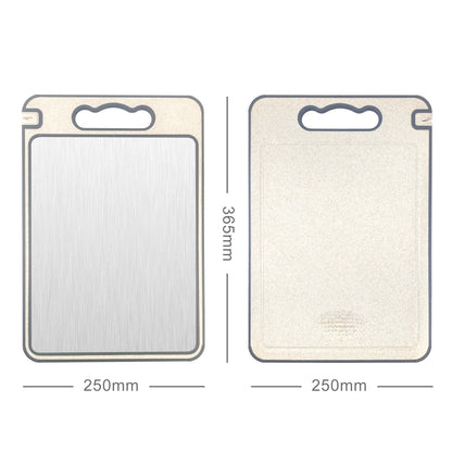 Stainless steel cutting board, mold proof and antibacterial plastic double-sided cutting board eprolo