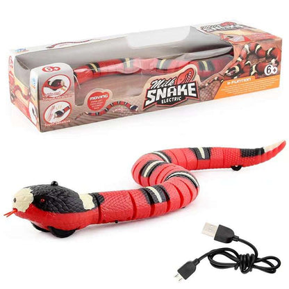 USB Rechargeable Interactive Cat Toy with Smart Sensing, an Automatic Electronic Snake for Kittens' Indoor Play. - Smart Savvy