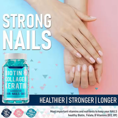 Collagen gummy hair growth biotin gummy - Smart Savvy