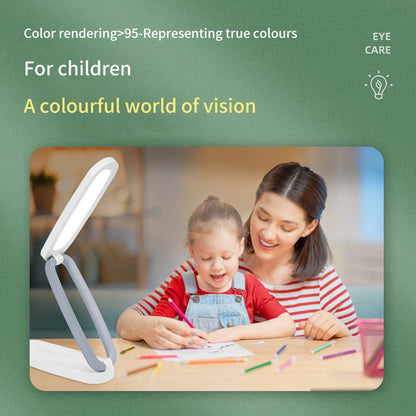 Folding USB Rechargeable Eye Protection Desk Lamp Led Study Touch Student Children Desk Reading Bedside Lamp eprolo