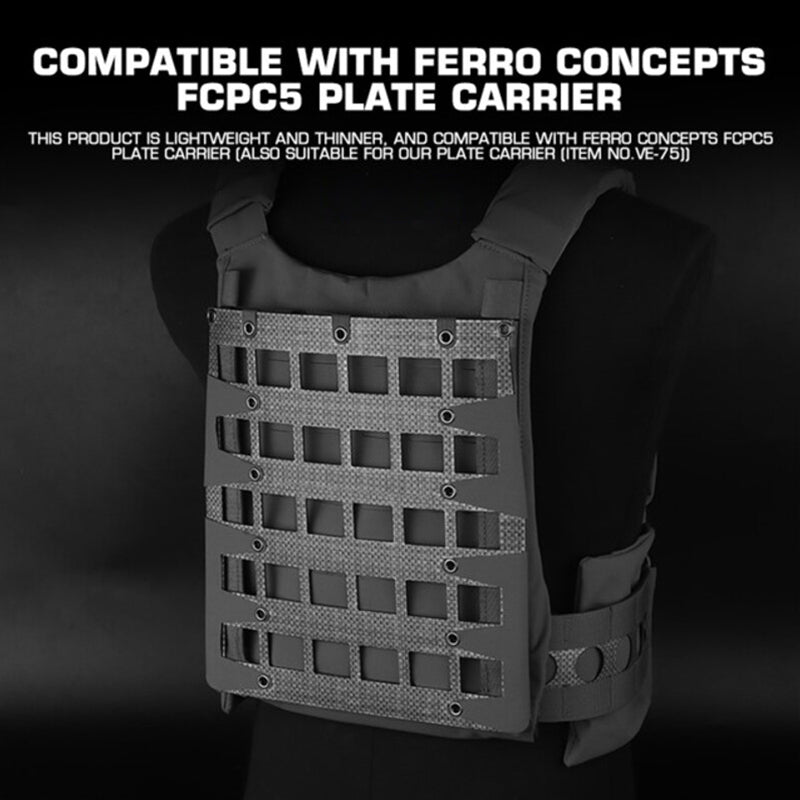 Tactical Vest - Molle Zipper Back Panel, for Paintball, Airsoft, Outdoor Hunting. Plate Carrier Expansion Equipment. - Smart Savvy