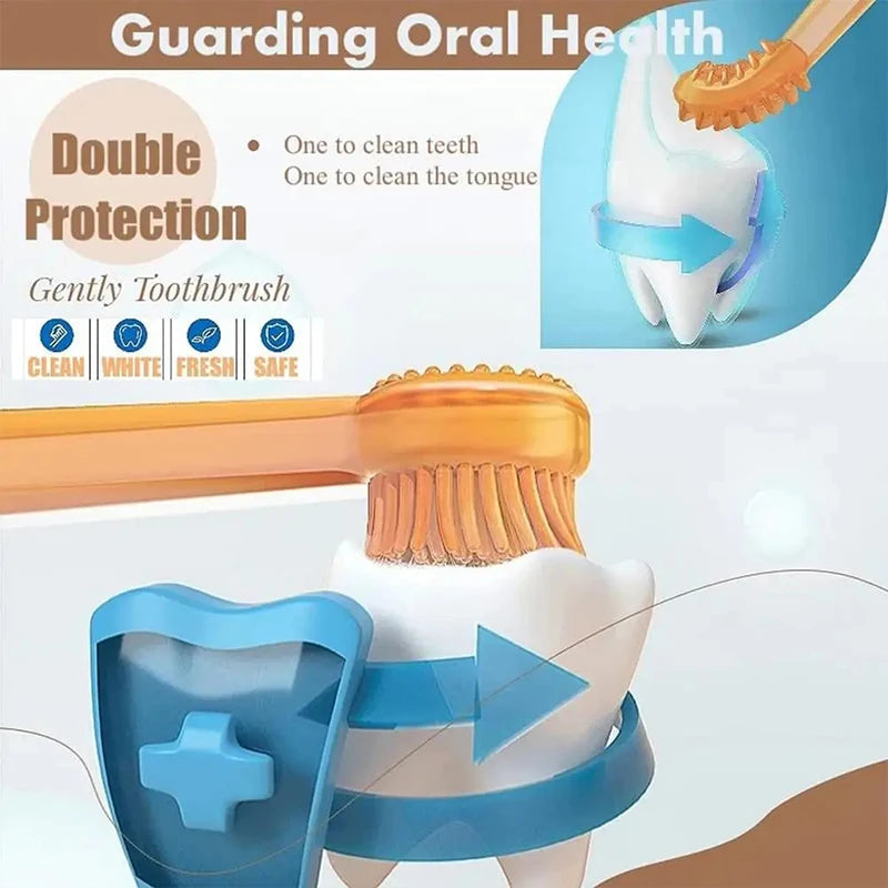 Teeth Whitening Dog Cat Silicone Soft Toothbrush Oral Care Puppy Toothbrush Toothpaste Pet Kit Teeth Cleaning Pet Supplies eprolo