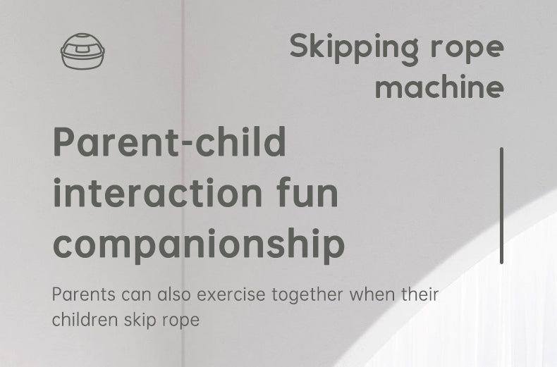 Smart Rope Skipping Machine Smart Jump Rope Machine 10-level Speed Adjustment Led Seven-color Light Wireless Music Function eprolo