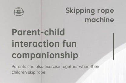 Smart Rope Skipping Machine Smart Jump Rope Machine 10-level Speed Adjustment Led Seven-color Light Wireless Music Function eprolo