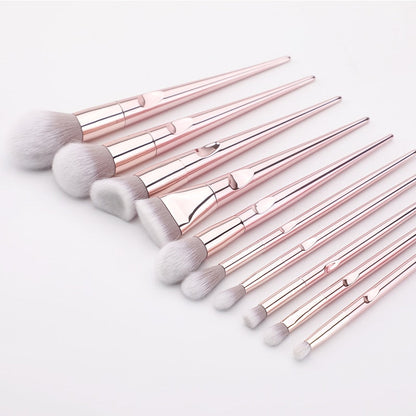 10Pcs Eye Makeup Brushes Set Eye Shadow Eyebrow Sculpting Power Brushes Facial Makeup Cosmetic Brush Tools eprolo