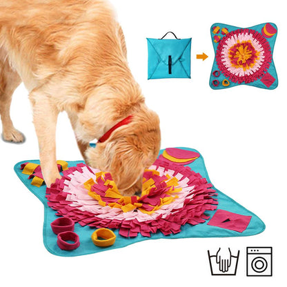 Dog Pet Snuffle Mat Washable Dog Training Blanket Dogs Smelling Mat IQ Training Pressure Releasing Nose Work Toy eprolo