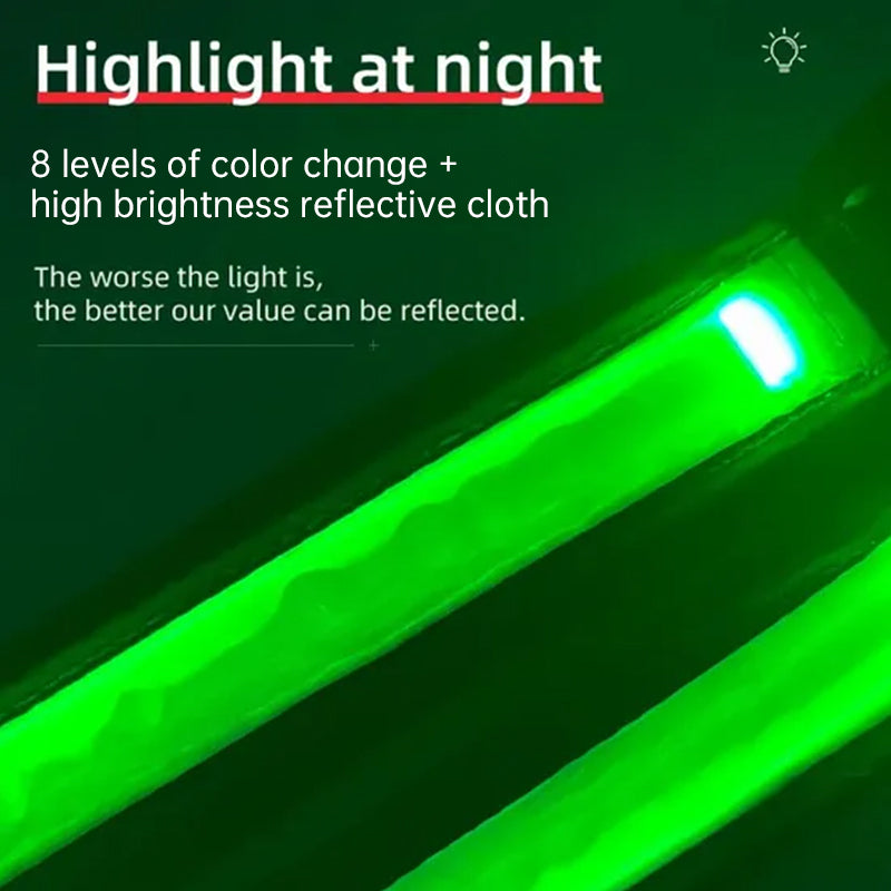 Pet supplies: explosion - proof, flushable, 8 - gear, color - changing LED, chest braces, clothes and collars with traction. - Smart Savvy