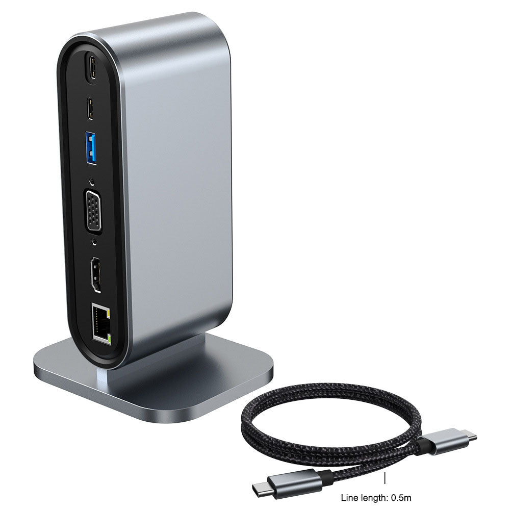 12 in one docking station Typec vertical multi interface suitable for Apple, Huawei, Mac docking stations eprolo
