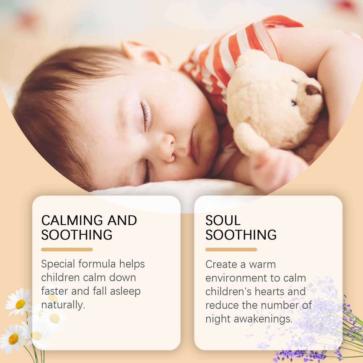 Woodsleep Children's Bedtime Lotion Deeply Hydrating And Moisturizing Lavender Refreshing And Gentle Body Lotion eprolo