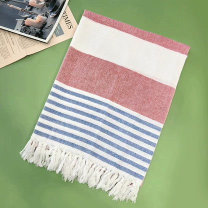 Turkish Beach Towel Striped Fringe Quick-Dry Large Size Cotton Bath Towel Multiple Styles Wholesale eprolo
