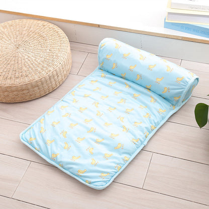 Cat dog pet ice pad summer autumn cooling heatstroke prevention sleeping mat fruit mat non-slip ice silk mat eprolo