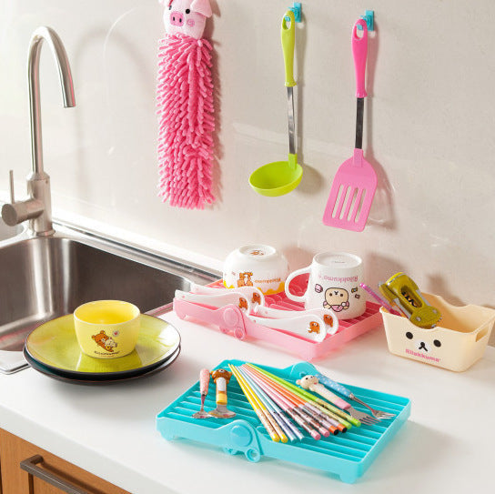 Collapsible Plate Storage Drain Rack Kitchen Dish Rack Organizer Rack Cup Drying Rack eprolo