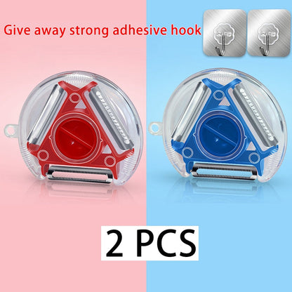 Magic Trio Peeler Set Slicer Stainless Steel Peeler Shredder Julienne Cutter Multi Peel Blade Zesters Grater Kitchen Tool eprolo