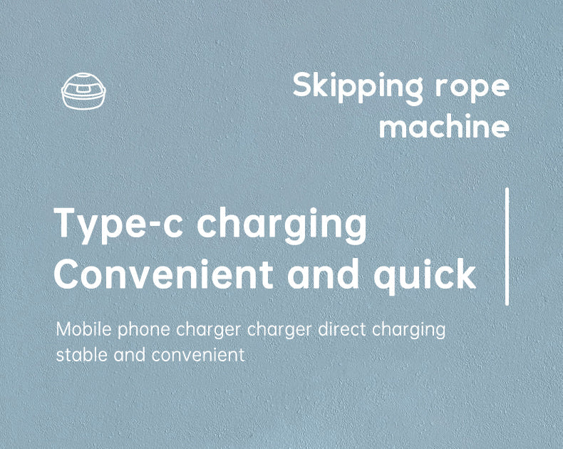 Smart Rope Skipping Machine Smart Jump Rope Machine 10-level Speed Adjustment Led Seven-color Light Wireless Music Function eprolo