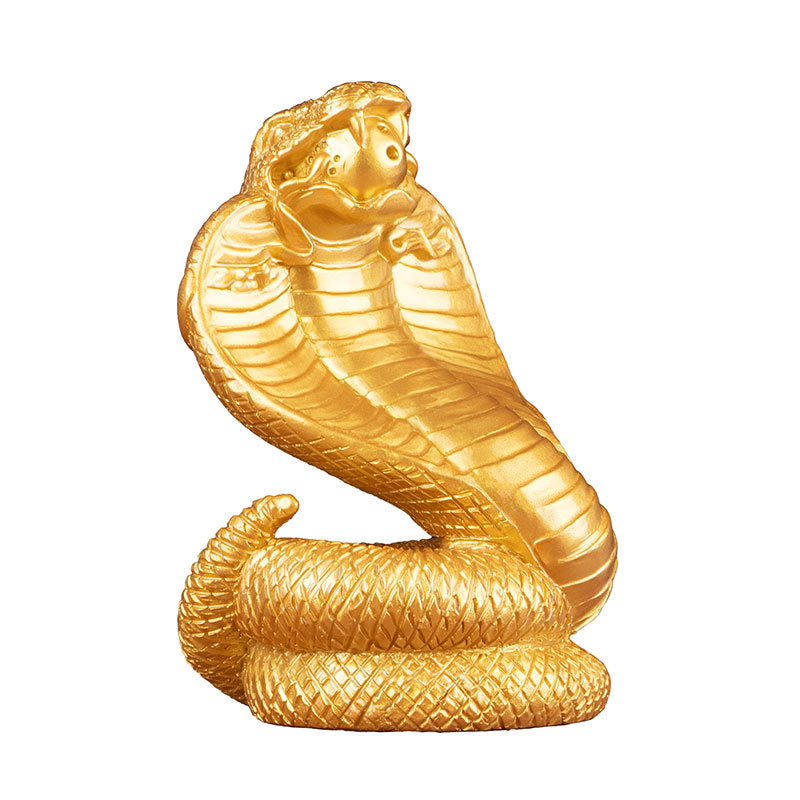 2025 Snake Year Resin Snake Decoration, Chinese Style Desktop Lucky Ornament - Smart Savvy
