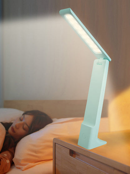 USB Rechargeable Eye Protection Desk Lamp Led Study Touch Folding Student Children Reading Bedside Lamp eprolo