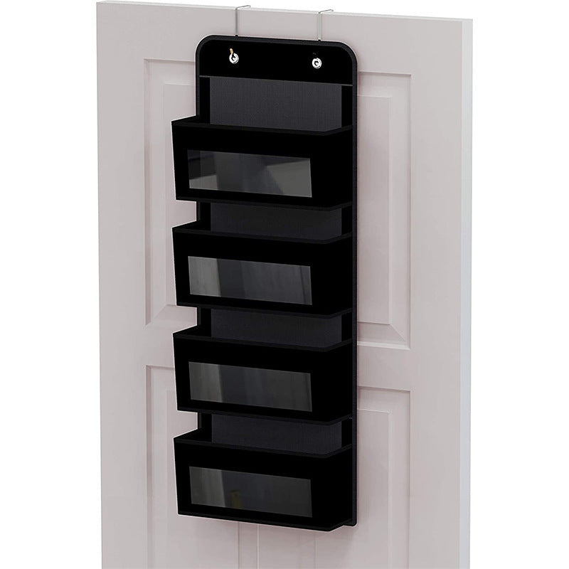 5 - Shelf Hanging Storage: Anti - Tilt, 5 large pockets. Good for bedroom, bathroom, living room (behind - door use). - Smart Savvy