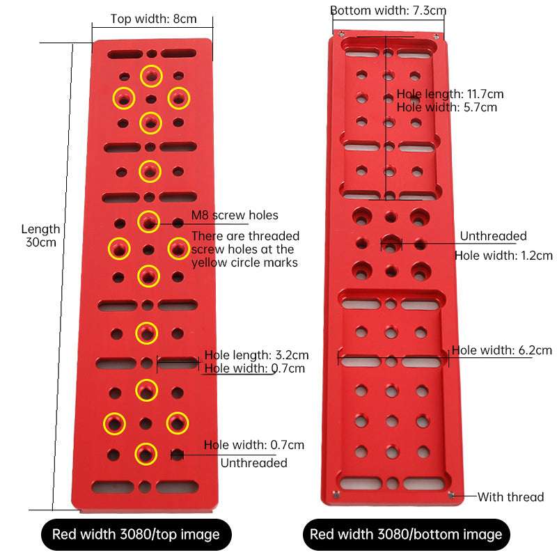 Vixen Red Dovetail Plate, Multi - function, for Astronomical Telescopes - Smart Savvy