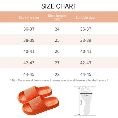 Unisex Fashion Sandals - Anti - Slip, Wear - Resistant EVA Thick Sole, Comfortable Home & Bathroom Flip - Flops - Smart Savvy