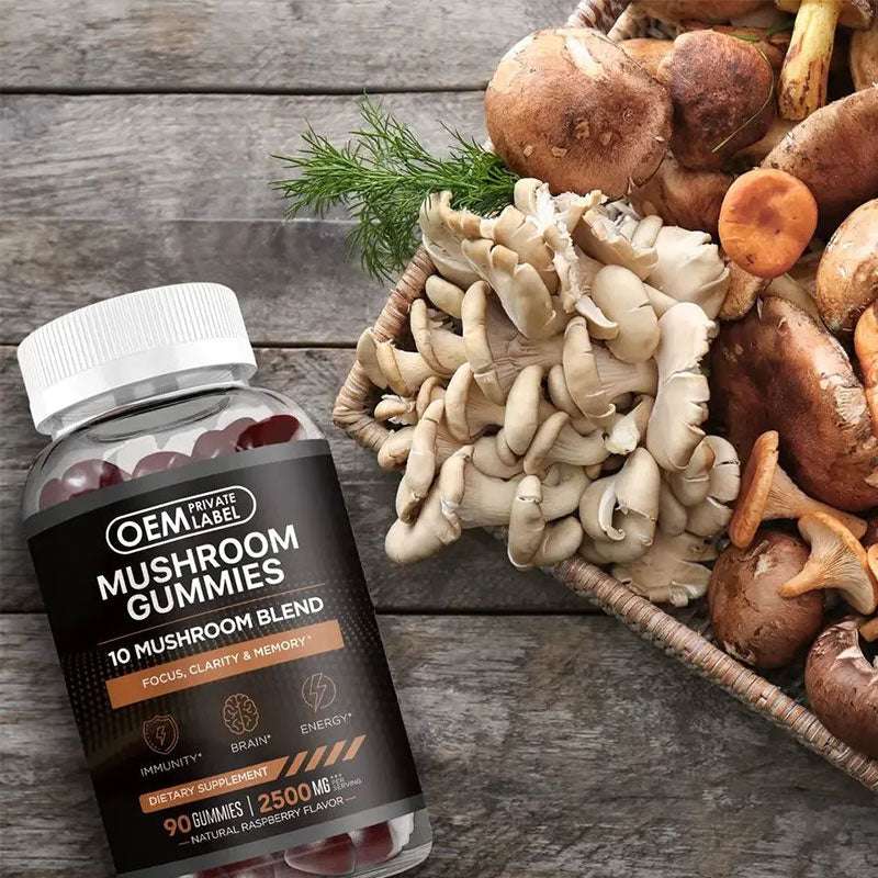 Mushroom Gummies Brain Booster Lion Mane Mushroom Gummies - Smart Savvy