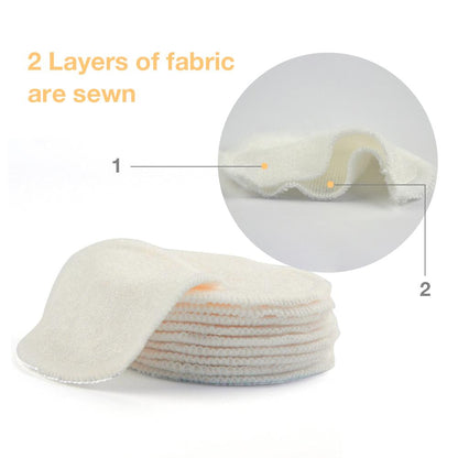 12Pcs Makeup Remover Pads Reusable Cotton Pads Make Up Facial Remover Bamboo Fiber Facial Skin Care Nursing Pads Skin Cleaning eprolo