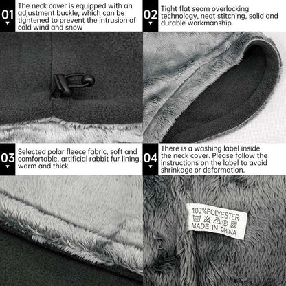 Winter plush cold protection warm tactical mask balak hat outdoor cycling ski windproof - Smart Savvy