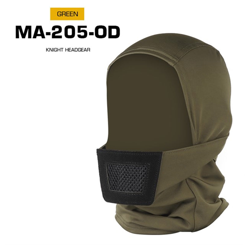 Men's Airsoft Mask, also a balaclava, for paintball, hunting, cycling. Knight style, full face protection. - Smart Savvy