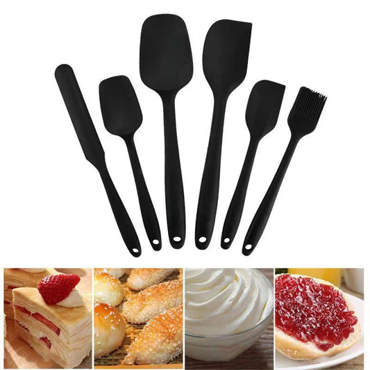 Baking Tools Kitchen Scraper Spatula Silicone Scraper 6 Pieces Set Silicone Scraper Baking Scraper eprolo